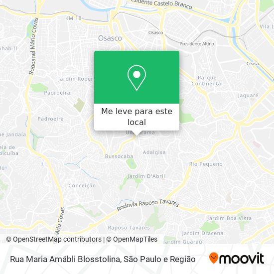 Rua Maria Amábli Blosstolina mapa
