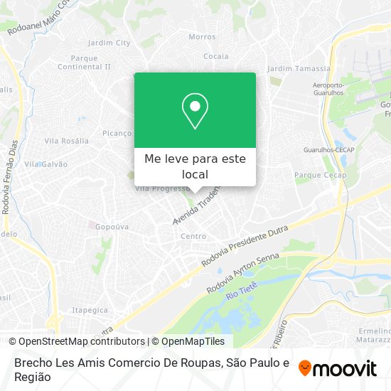 Brecho Les Amis Comercio De Roupas mapa