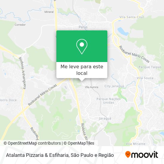 Atalanta Pizzaria & Esfiharia mapa