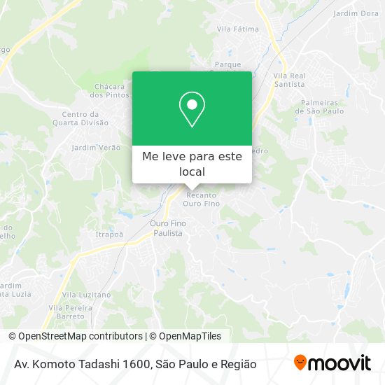 Av. Komoto Tadashi 1600 mapa