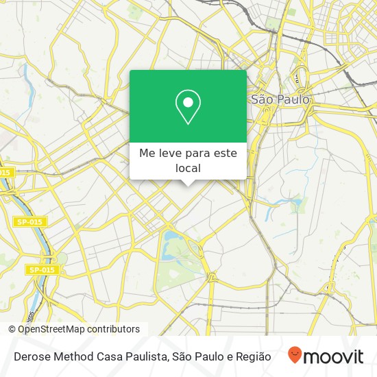 Derose Method Casa Paulista mapa