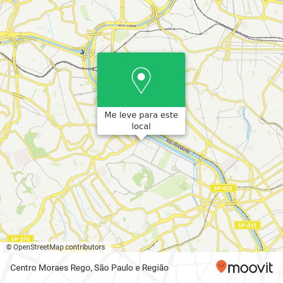 Centro Moraes Rego mapa