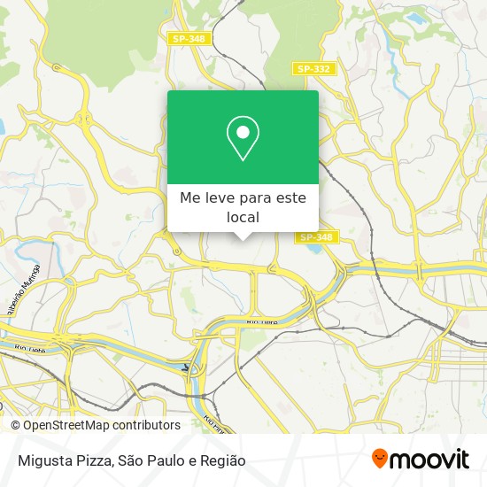 Migusta Pizza mapa