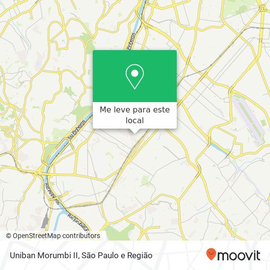 Uniban Morumbi II mapa