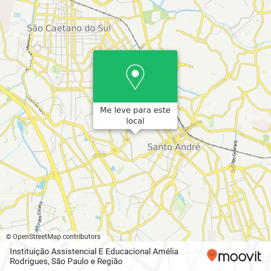 Instituição Assistencial E Educacional Amélia Rodrigues mapa