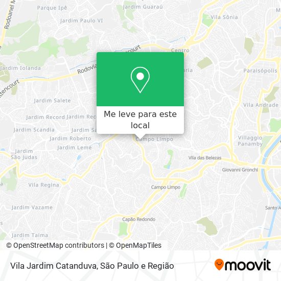 Vila Jardim Catanduva mapa