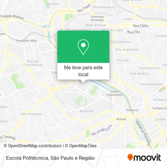 Escola Politécnica mapa