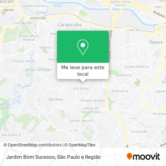 Jardim Bom Sucesso mapa