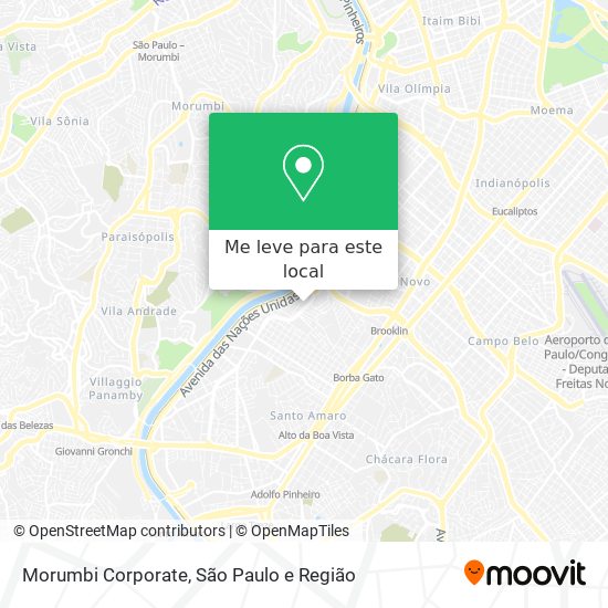 Morumbi Corporate mapa