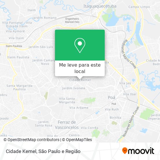 Cidade Kemel mapa