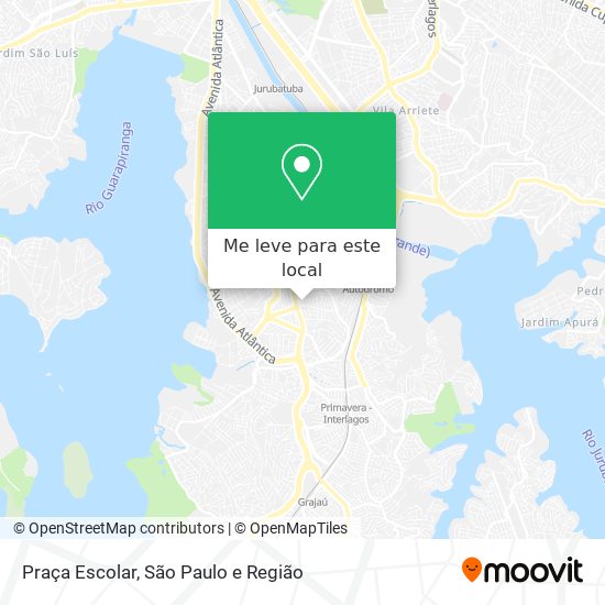 Praça Escolar mapa