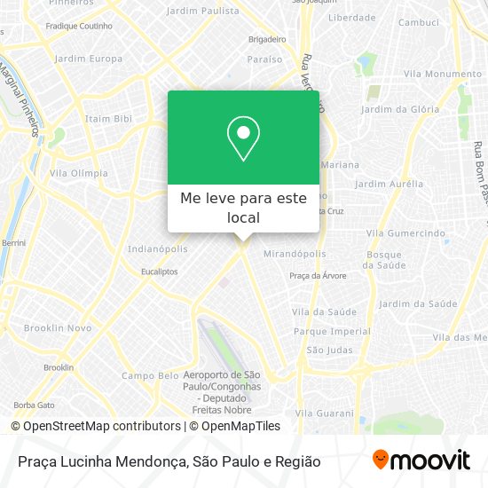 Praça Lucinha Mendonça mapa