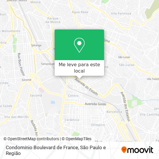 Condomínio Boulevard de France mapa