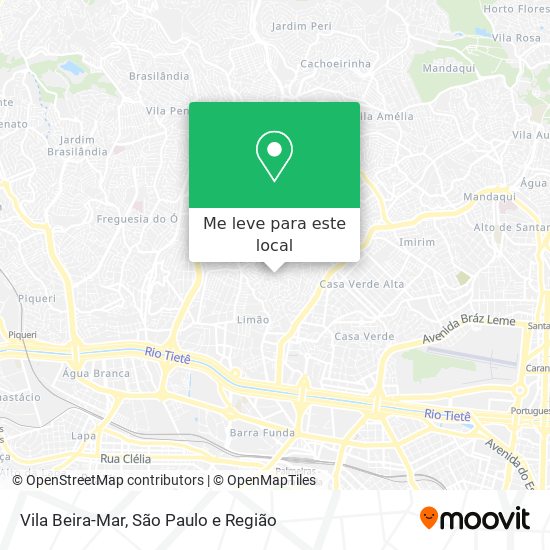 Vila Beira-Mar mapa
