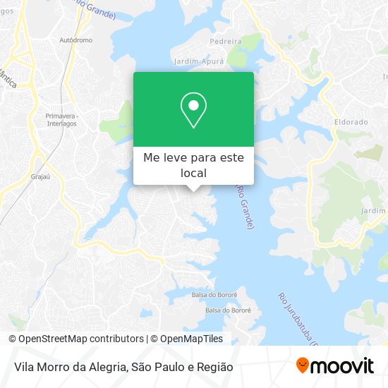 Vila Morro da Alegria mapa
