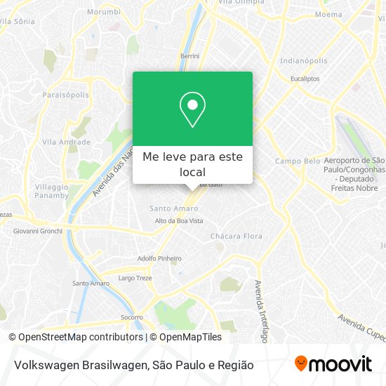 Volkswagen Brasilwagen mapa