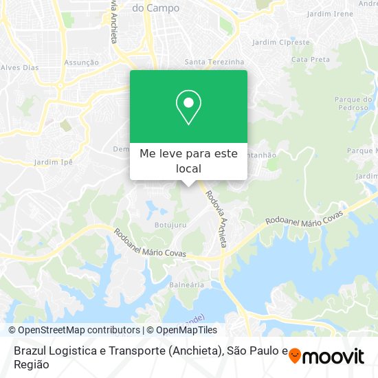 Brazul Logistica e Transporte (Anchieta) mapa