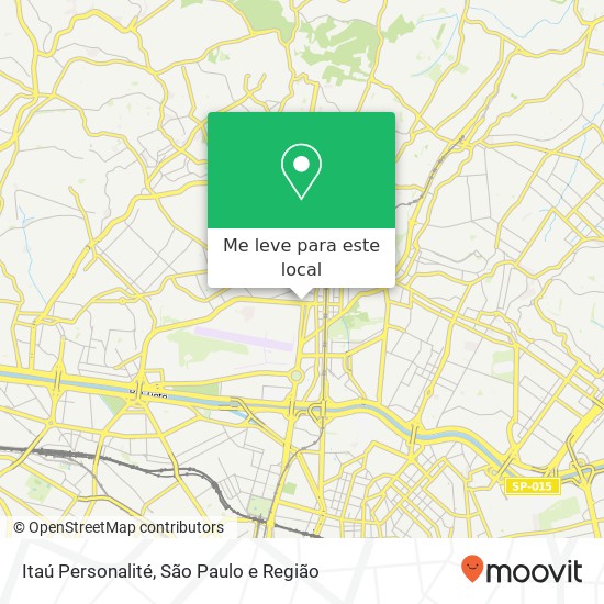 Itaú Personalité mapa