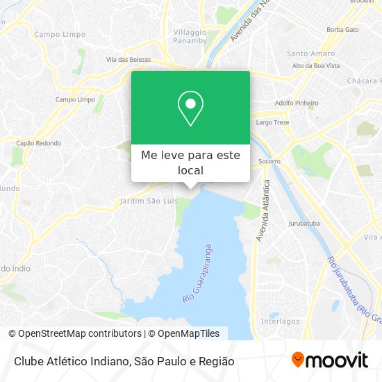 Clube Atlético Indiano mapa
