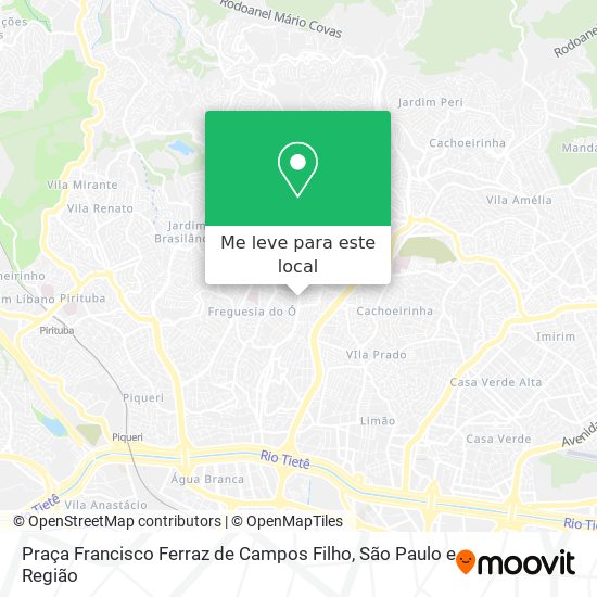 Praça Francisco Ferraz de Campos Filho mapa