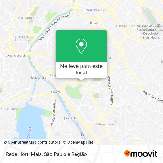 Rede Horti Mais mapa