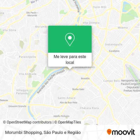 Morumbi Shopping mapa