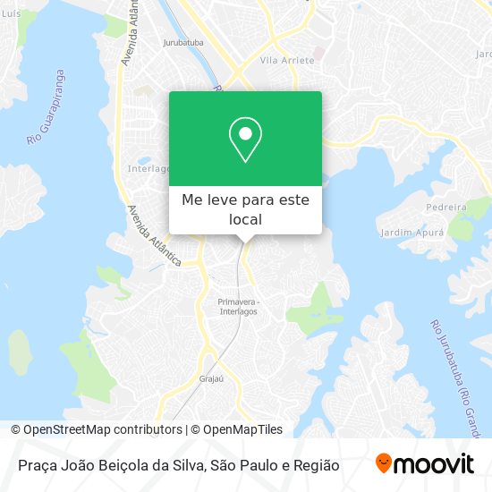 Praça João Beiçola da Silva mapa