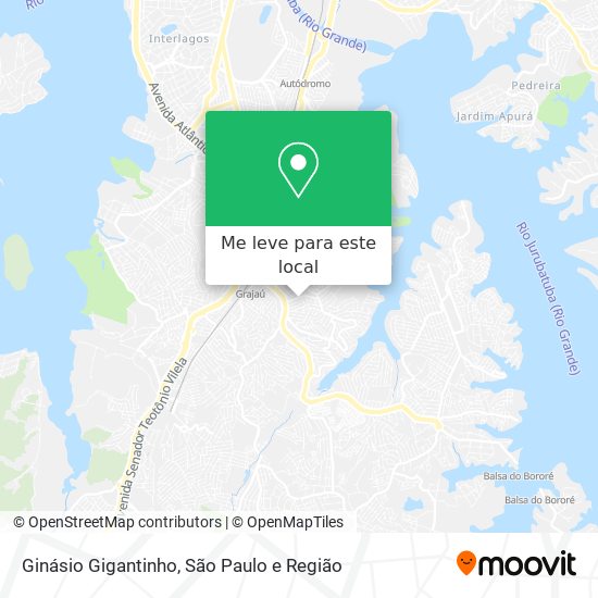 Ginásio Gigantinho mapa