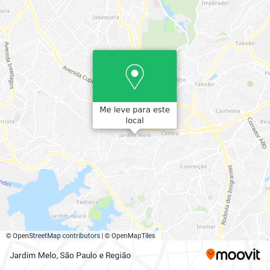 Jardim Melo mapa