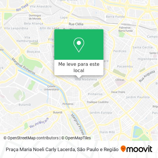 Praça Maria Noeli Carly Lacerda mapa