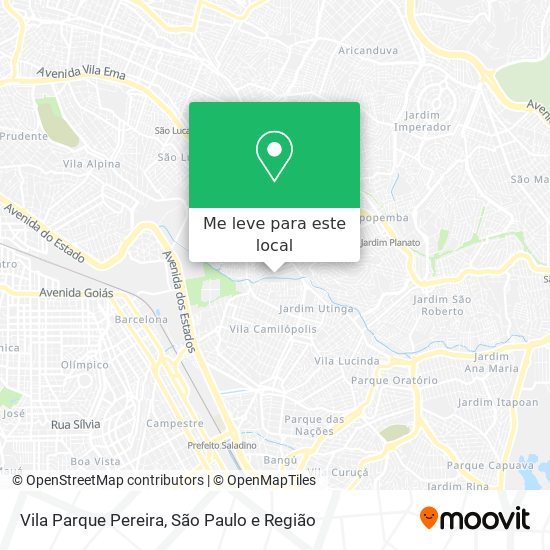 Vila Parque Pereira mapa