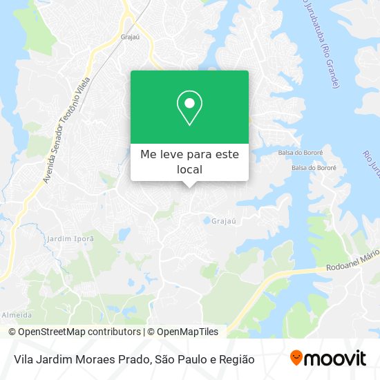 Vila Jardim Moraes Prado mapa