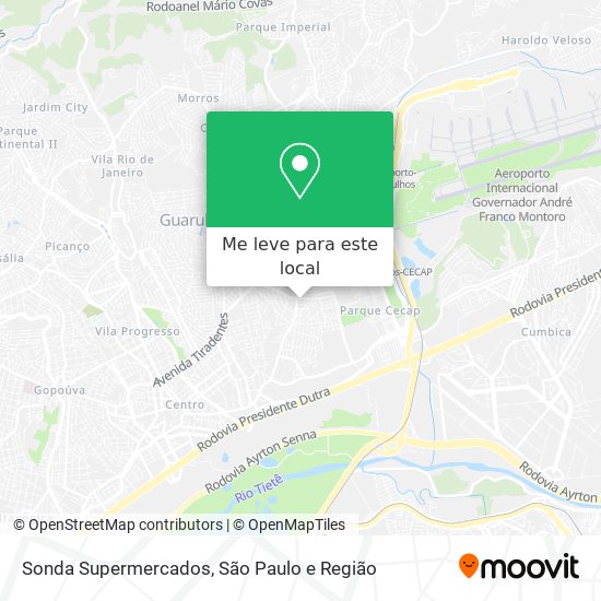 Sonda Supermercados mapa