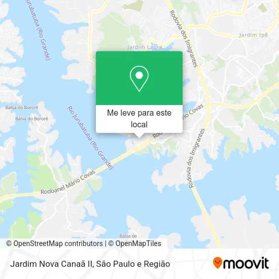 Jardim Nova Canaã II mapa