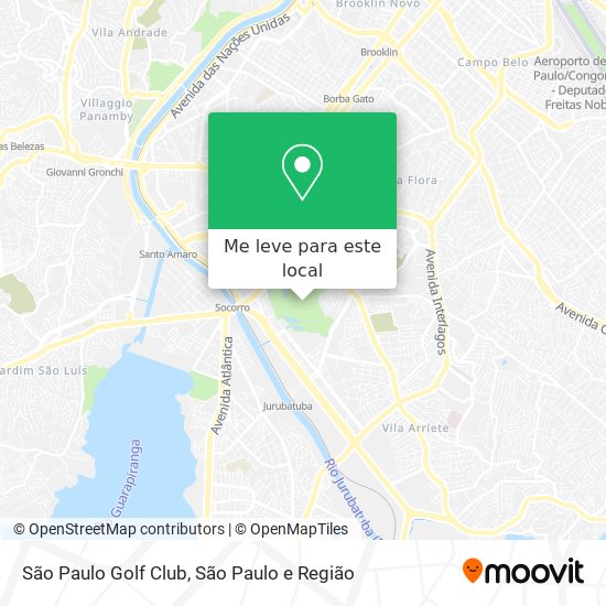 São Paulo Golf Club mapa