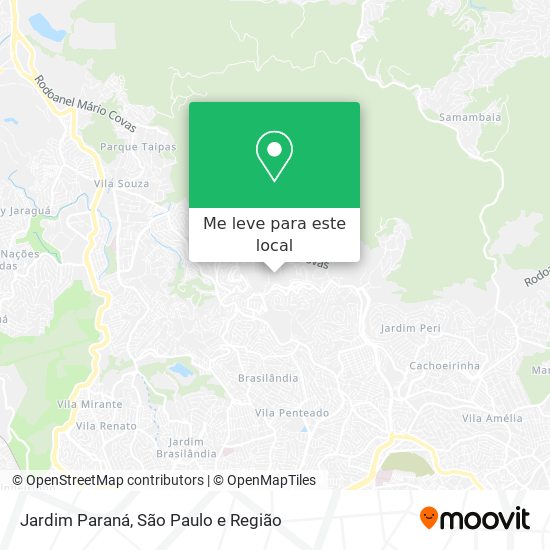 Jardim Paraná mapa