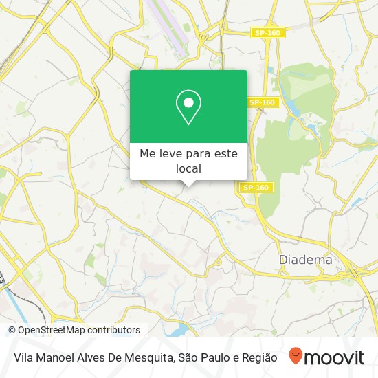 Vila Manoel Alves De Mesquita mapa