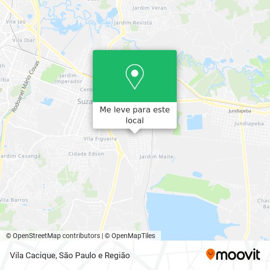 Vila Cacique mapa