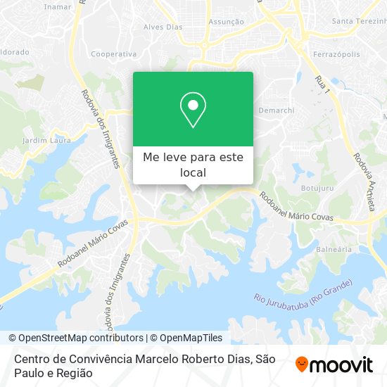 Centro de Convivência Marcelo Roberto Dias mapa