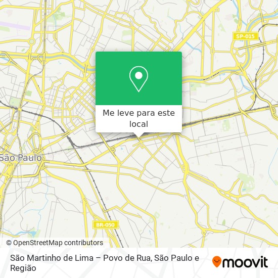 São Martinho de Lima – Povo de Rua mapa