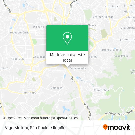 Vigo Motors mapa
