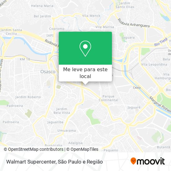 Walmart Supercenter mapa