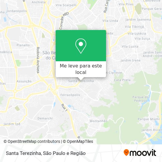 Santa Terezinha mapa