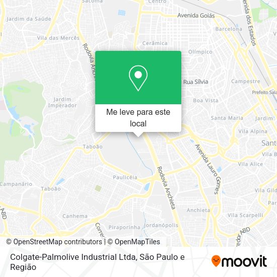 Colgate-Palmolive Industrial Ltda mapa