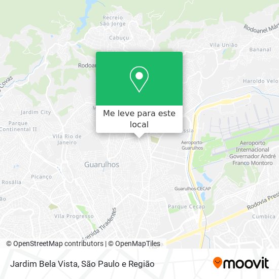 Jardim Bela Vista mapa