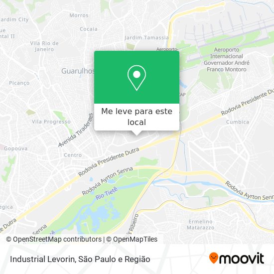 Industrial Levorin mapa