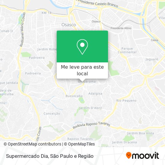 Supermercado Dia mapa