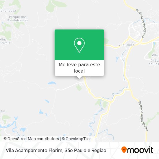 Vila Acampamento Florim mapa