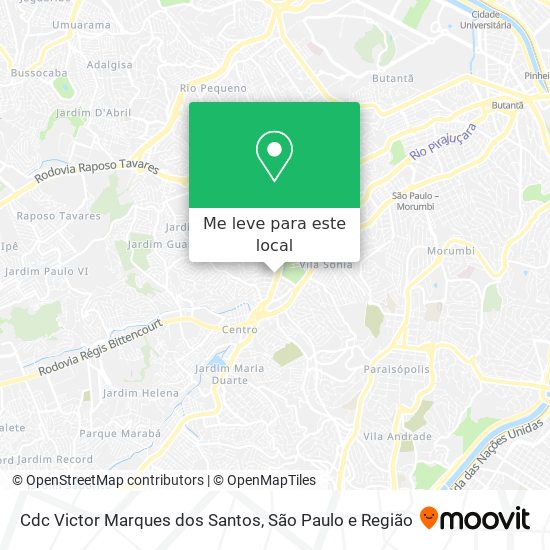 Cdc Victor Marques dos Santos mapa