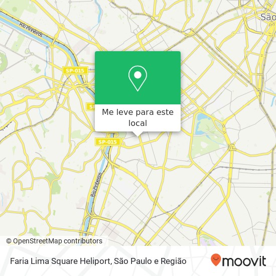 Faria Lima Square Heliport mapa